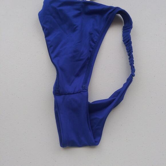 Vitamin A California High-Leg Bikini Bottom Navy Blue Size Small - Picture 9 of 10